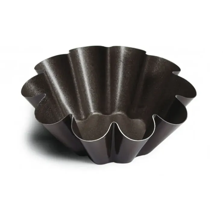 GOBEL Moule Brioche 10 Côtes 10 cm x H 3,8 cm Anti-adhésif