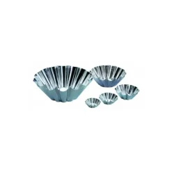MALLARD FERRIERE Moule Brioche Fer Blanc 14 côtes Ø 22 cm x H 10,5 cm Hot