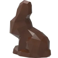 CHOCOLATE WORLD Moule Chocolat Aimanté Lapin Origami 17,5 cm New