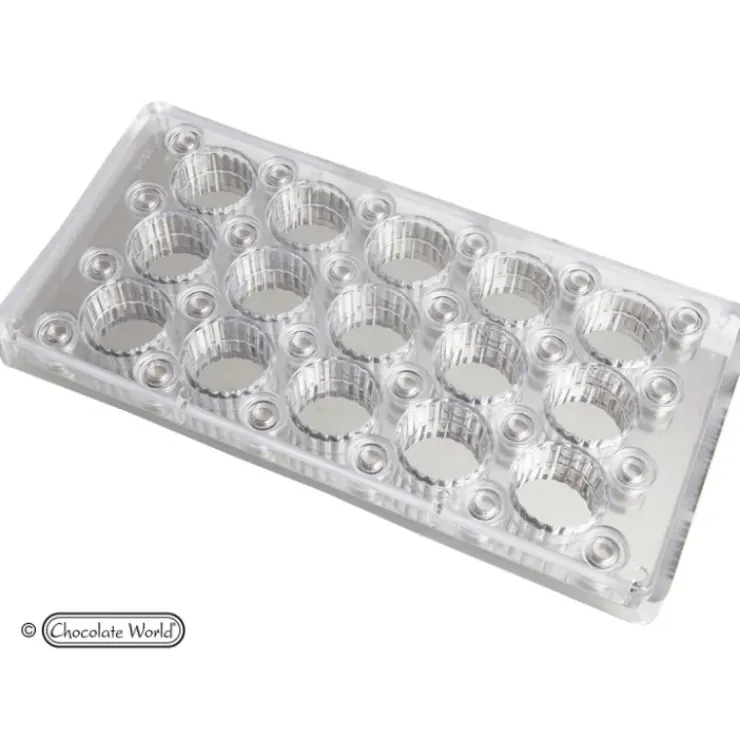 CHOCOLATE WORLD Moule Chocolat Aimanté Rond 3,2 cm (x15) Outlet