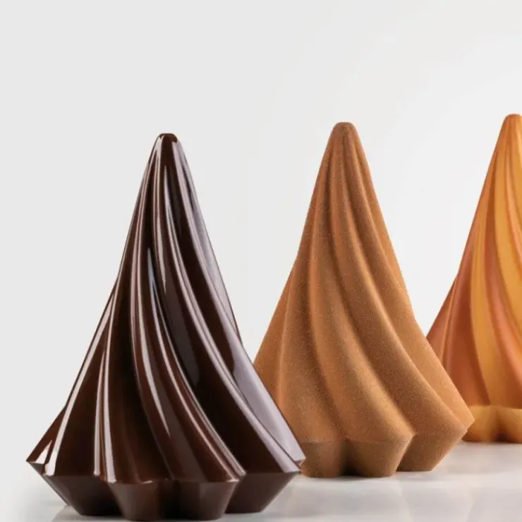 PAVONI Moule Chocolat Arbre Twirl Ø 15 x H 20 cm (x2) Outlet