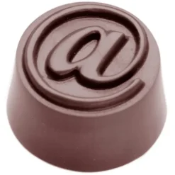 CHOCOLATE WORLD Moule Chocolat Arobase Ø 28 mm (x32) Discount