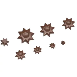 CHOCOLATE WORLD Moule Chocolat Assortiment d'Étoiles Empilables (x8) New