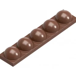 CHOCOLATE WORLD Moule Chocolat Barre 5 Billes (x8)