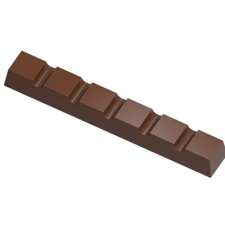CHOCOLATE WORLD Moule Chocolat Barre 6 Carrés (x10) Hot