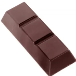 CHOCOLATE WORLD Moule Chocolat Barre 3 Carrés (x15) New