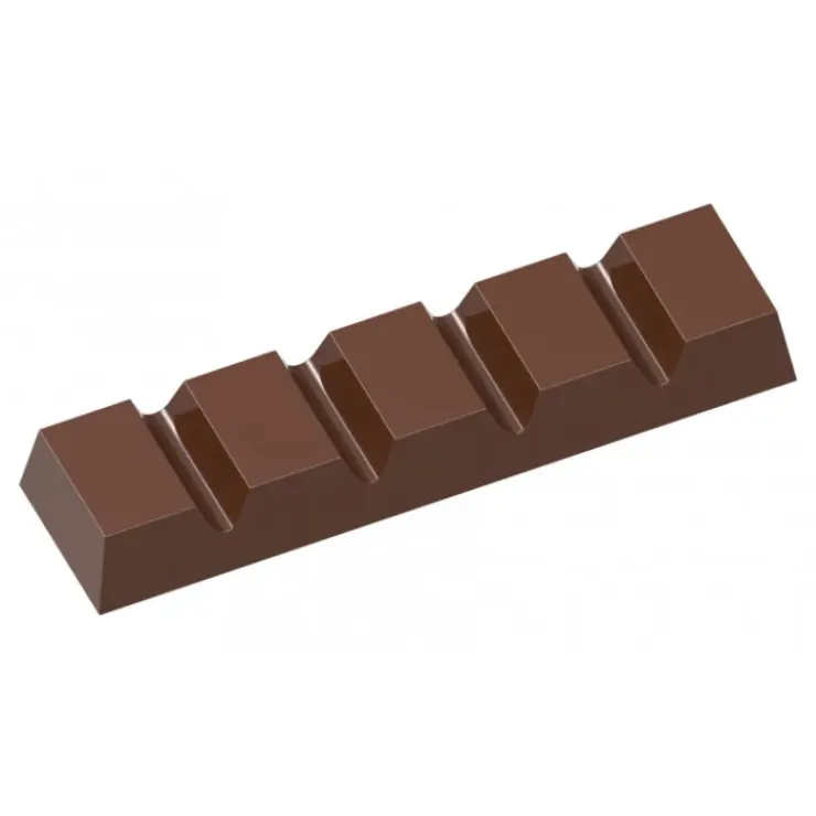 CHOCOLATE WORLD Moule Chocolat Barre 5 Rectangles (x20)