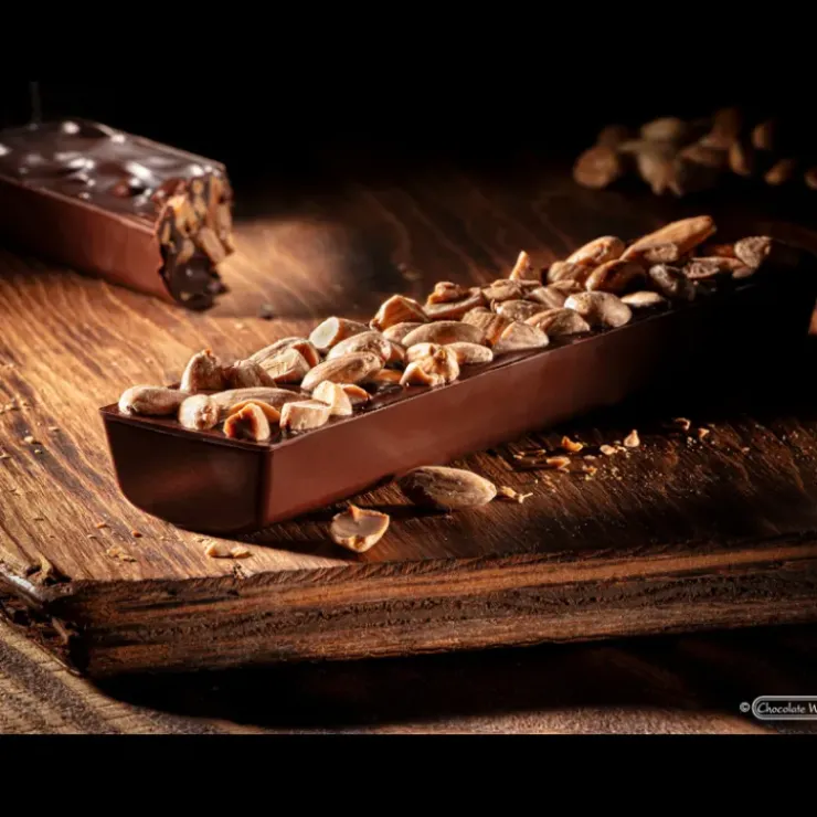 CHOCOLATE WORLD Moule Chocolat Barre de Nougat 212 g (x2)
