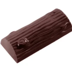 CHOCOLATE WORLD Moule Chocolat Bûche 12,3 cm (x4) New