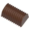 CHOCOLATE WORLD Moule Chocolat Bûche Plissée 35,5 mm (x24) Best