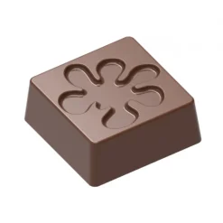 Chocolat Form Moule Chocolat Bonbon Carré Fleur (x24) New