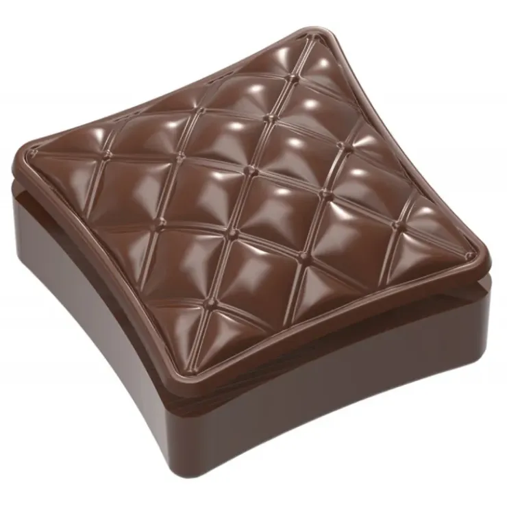 CHOCOLATE WORLD Moule Chocolat Bonbonnière Oreiller Chesterfield 117 mm (x2) Discount