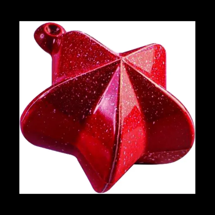 CUISINEADDICT Moule Chocolat Boule de Noël Etoile (x2) New