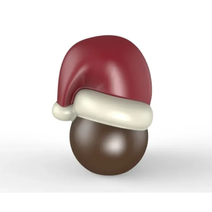POP CHOCOLAT Moule Chocolat Boules de Noël Ø55x90 mm (x4) Chocolat Form Best