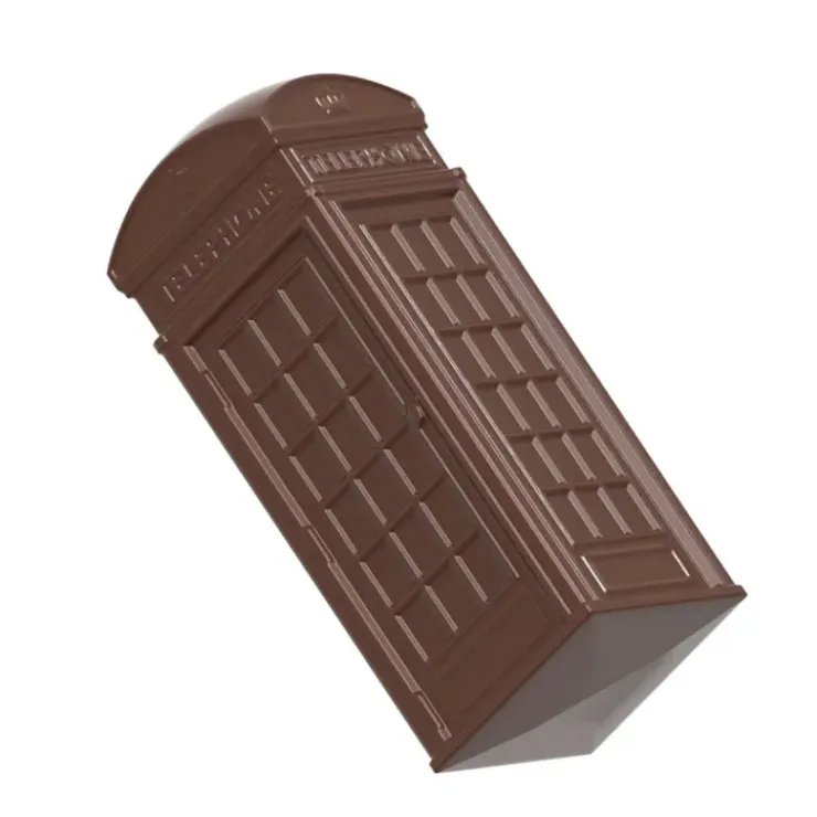 CHOCOLATE WORLD Moule Chocolat Cabine Téléphonique British Collection 44 mm (x24) Discount