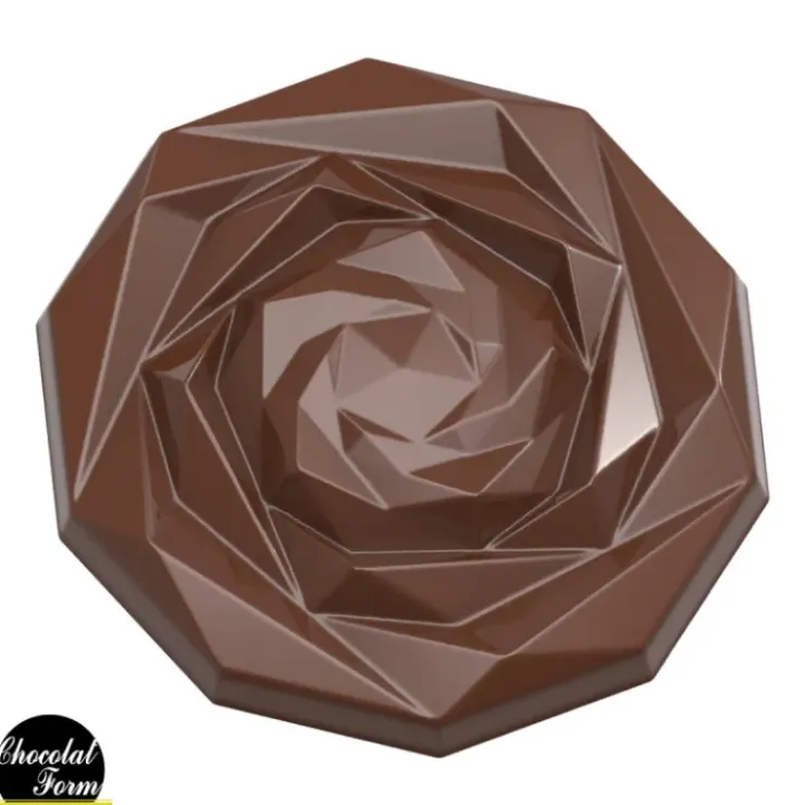 Chocolat Form Moule Chocolat Caraque Rose 4,5 cm (x10) New