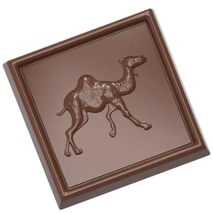CHOCOLATE WORLD Moule Chocolat Carré Dromadaire 34mm (x21)