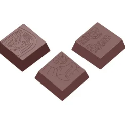 CHOCOLATE WORLD Moule Chocolat Carré Maya 34 mm (x18) Clearance