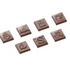 CHOCOLATE WORLD Moule Chocolat Carré Motifs Noël (x21) Clearance