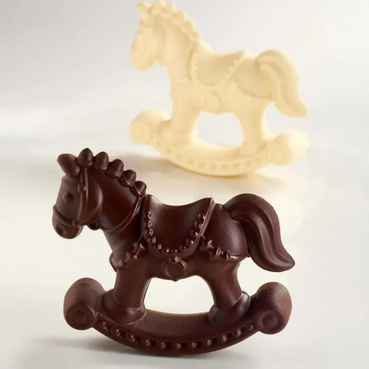 PAVONI Moule Chocolat Cheval à Bascule 17,5 x 5,5 cm x H 15,5 cm (x2) Online