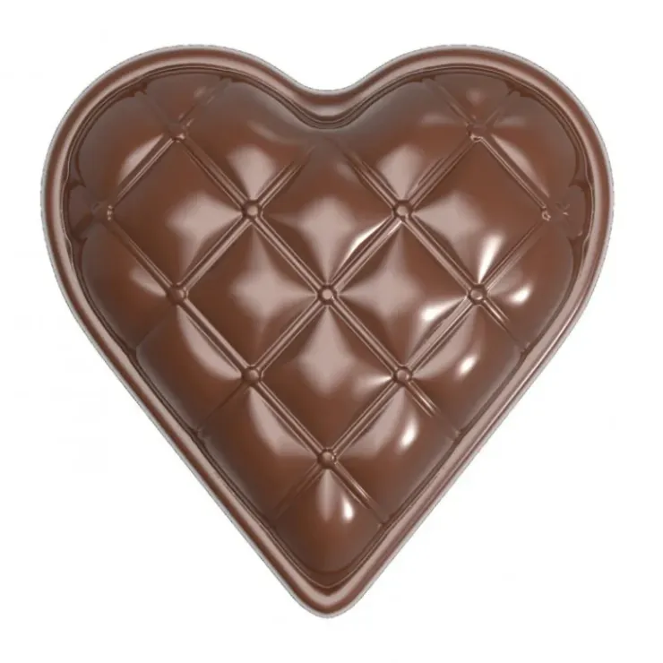 CHOCOLATE WORLD Moule Chocolat Coeur Matelassé 33 mm (x18) Clearance