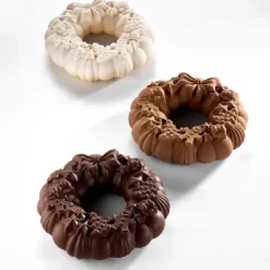 PAVONI Moule Chocolat Couronne Ø 18 x H 5,5 cm (x2) Hot