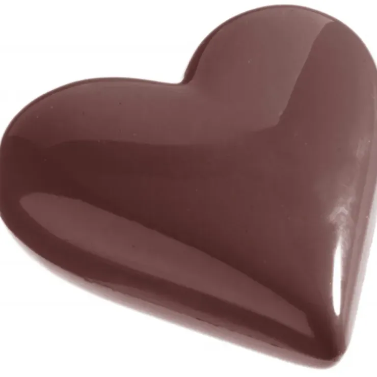 CHOCOLATE WORLD Moule Chocolat Cœur 8 x 6,9 cm (x5) Best