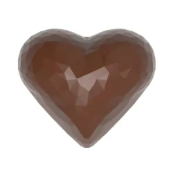 CHOCOLATE WORLD Moule Chocolat Cœur Double à Facettes 3,4 x 2,8 cm (x21) Online