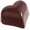 CHOCOLATE WORLD Moule Chocolat Cœur Rond 3,6 x 3 cm (x28) Best
