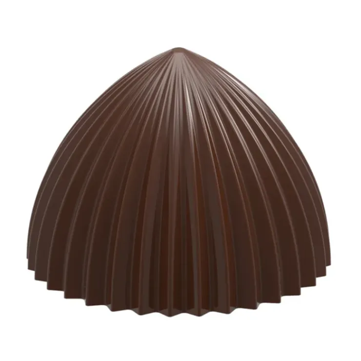 CHOCOLATE WORLD Moule Chocolat Demi Sphère Plissée 46,5 mm (x10) Best