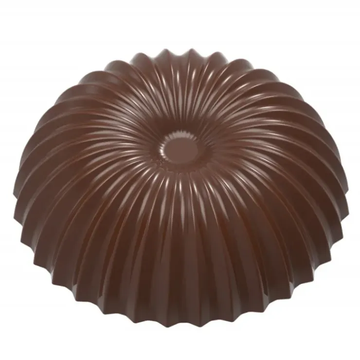 CHOCOLATE WORLD Moule Chocolat Demi Sphère Plissée Evasée 46,5 mm (x10) Discount