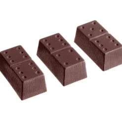 CHOCOLATE WORLD Moule Chocolat Domino 41 x 21 mm (x24) New