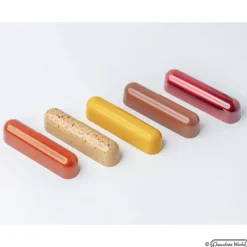 CHOCOLATE WORLD Moule Chocolat Eclair Snack Bar 7,8 x 1,9 cm (x12) Best