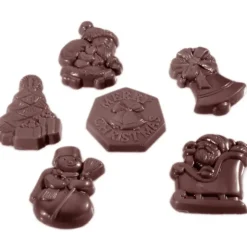 CHOCOLATE WORLD Moule Chocolat Figurines de Noël (x18) Best