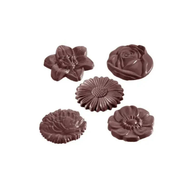 CHOCOLATE WORLD Moule Chocolat Fleurs (x10) Outlet