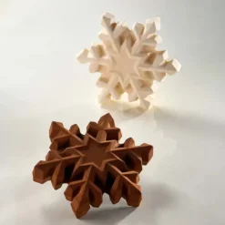 PAVONI Moule Chocolat Flocon de Neige 16 x 18 cm x H 4,5 cm (x2) Online