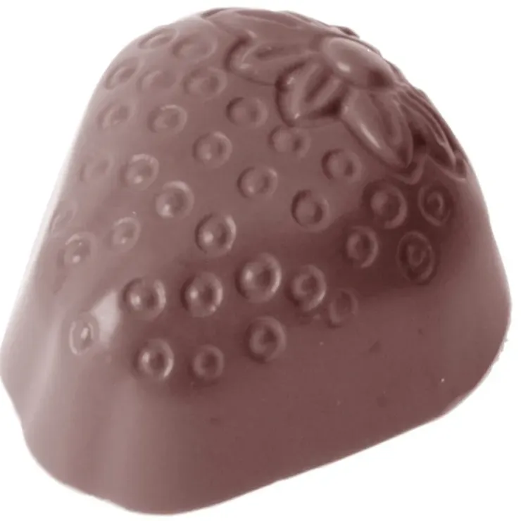 CHOCOLATE WORLD Moule Chocolat Fraise 34 mm (x24) Discount