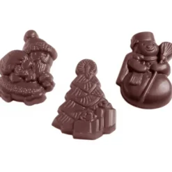 CHOCOLATE WORLD Moule Chocolat Friture de Noël (x18) New