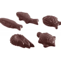 CHOCOLATE WORLD Moule Chocolat Fritures Animaux Marins 38x20mm (x28) Clearance