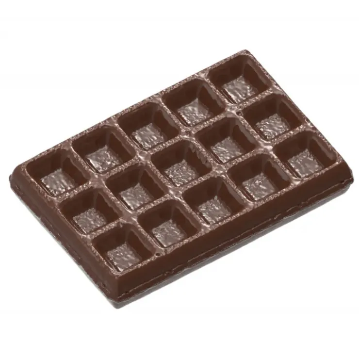 CHOCOLATE WORLD Moule Chocolat Gaufre de Bruxelles 55 mm (x10) Outlet