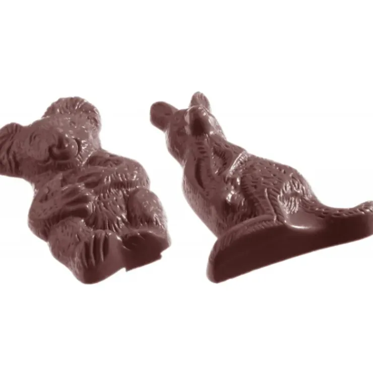 CHOCOLATE WORLD Moule Chocolat Kangourou et Koala 60 mm (x12) Sale