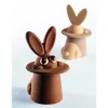 PAVONI Moule Chocolat Lapin Magique 12 x 10 cm x H 17 cm (x2)