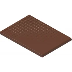 CHOCOLATE WORLD Moule Chocolat Matinette avec trame 69,5 mm (x6)