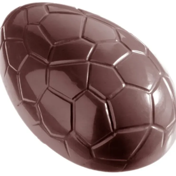 CHOCOLATE WORLD Moule Chocolat Oeuf Craquelé 5.7 cm (x12) New