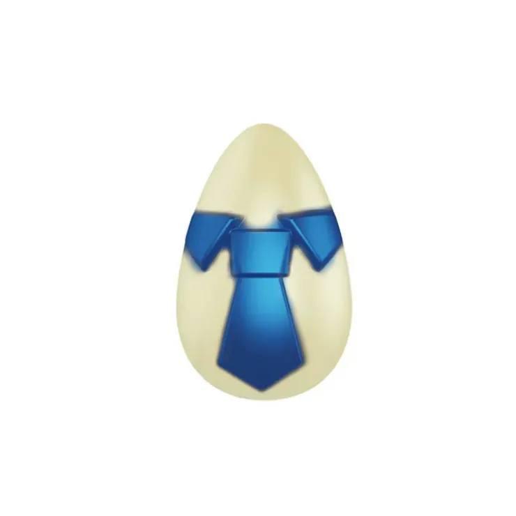 POP CHOCOLAT Moule Chocolat Oeuf Cravate 9.2 cm (x2) Clearance
