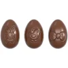 CHOCOLATE WORLD Moule Chocolat Oeuf Motifs Pâques 6,2 cm (x12) Clearance