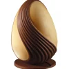 PAVONI Moule Chocolat Oeuf Pinup Ø 14 x H 20 cm (x2) New