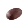 CHOCOLATE WORLD Moule Chocolat Oeuf Rayé 11,8 cm (x3)
