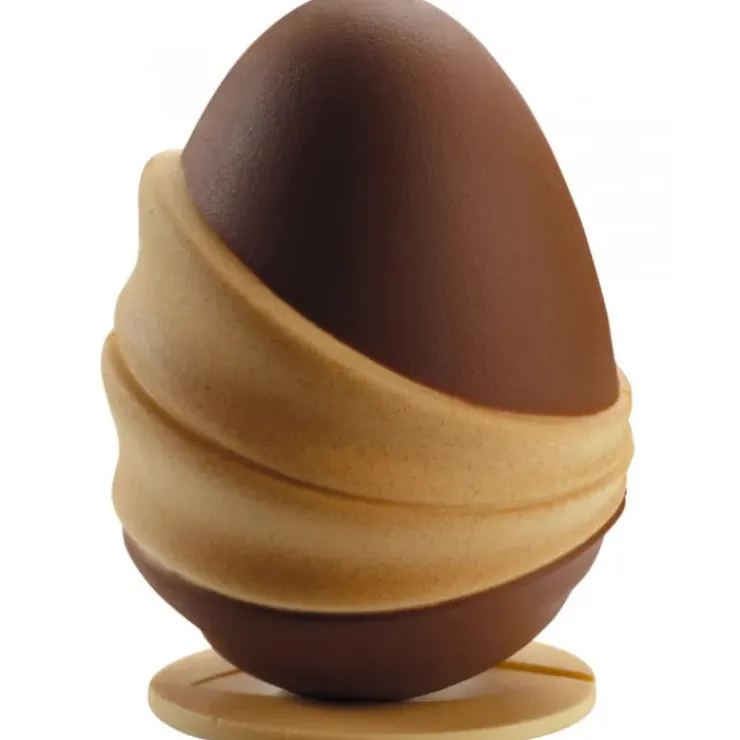 PAVONI Moule Chocolat Oeuf Wrap Ø 15 x H 20 cm (x2) Discount