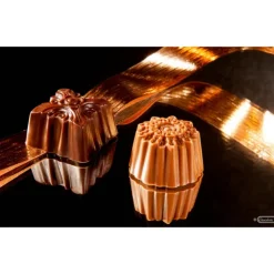 CHOCOLATE WORLD Moule Chocolat Ornement Oriental Rond 30,5 mm (x21) Hot